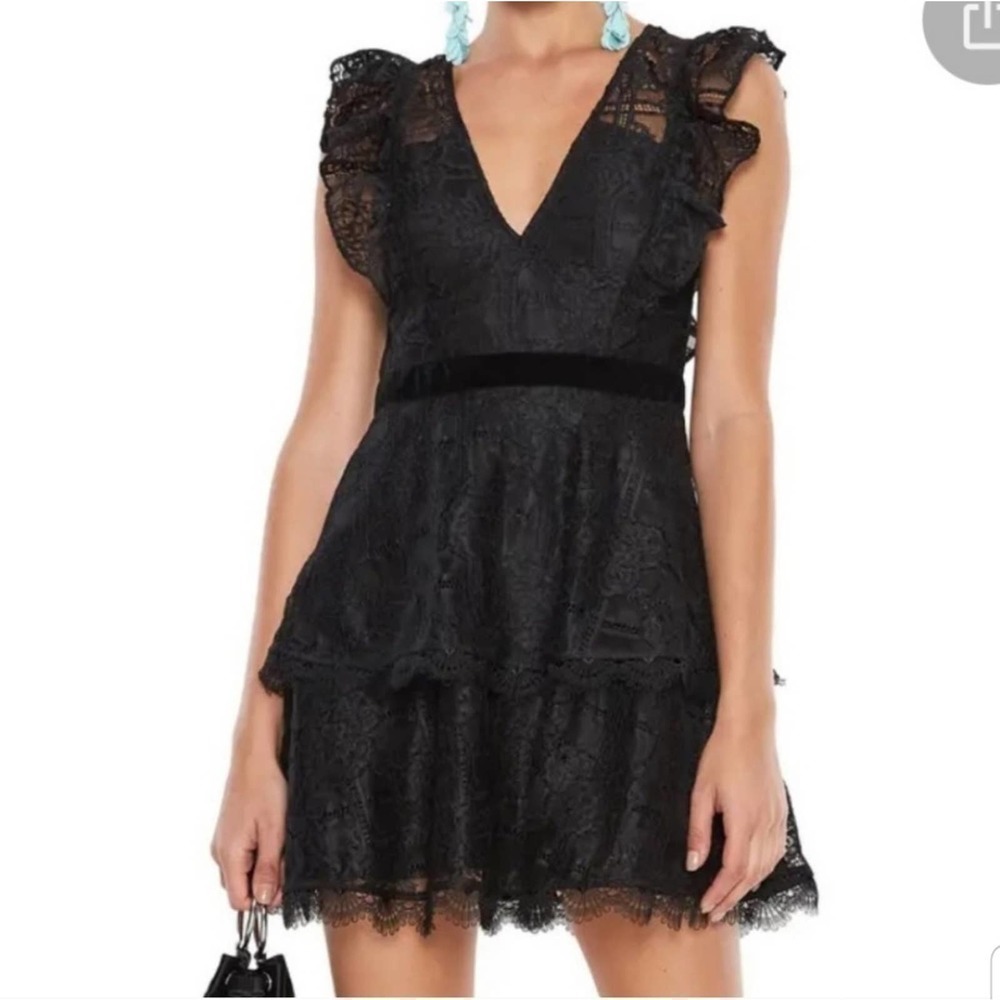 Talulah black lace mini dress, nwot, size M